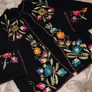 1975 traditional Mexican embroidered jacket